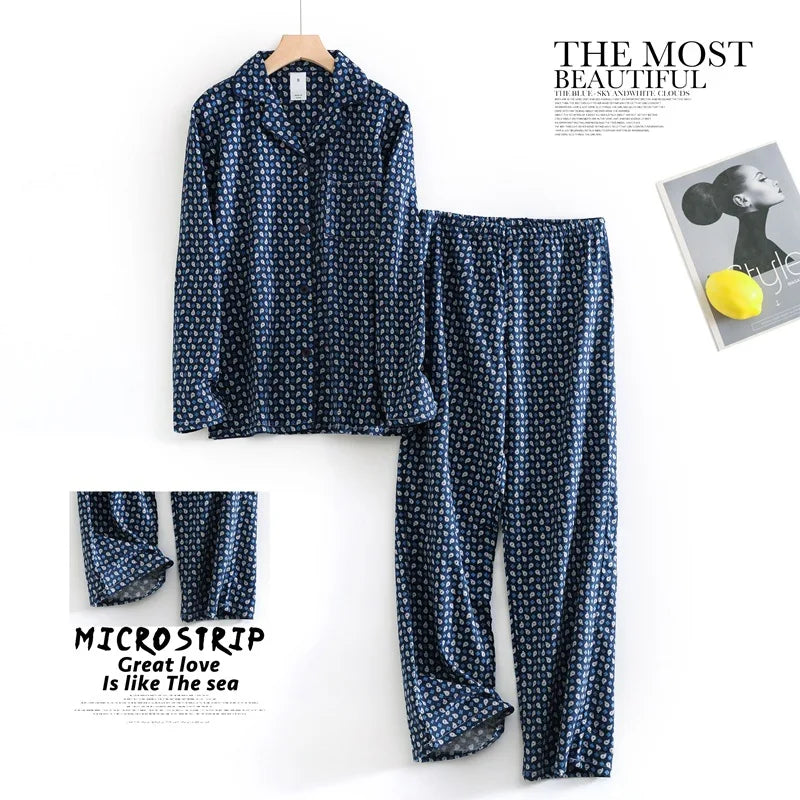 Women's Autumn and Winter Cartoon Printed Fashion Pattern Cotton Warm Brushed Homewear Pajamas Suit for Women Sleepwear