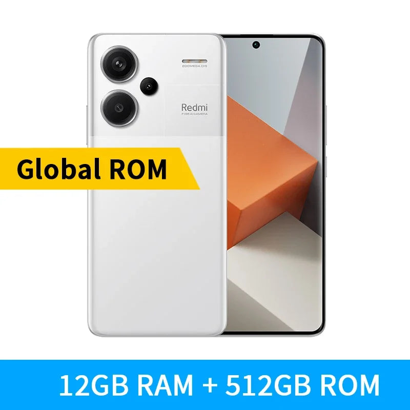 Xiaomi Redmi Note 13 Pro+ Plus Global ROM 256GB 512GB Smartphone 5G Dual SIM NFC 200MP OIS Camera 1.5K Curved Screen MIUI 14