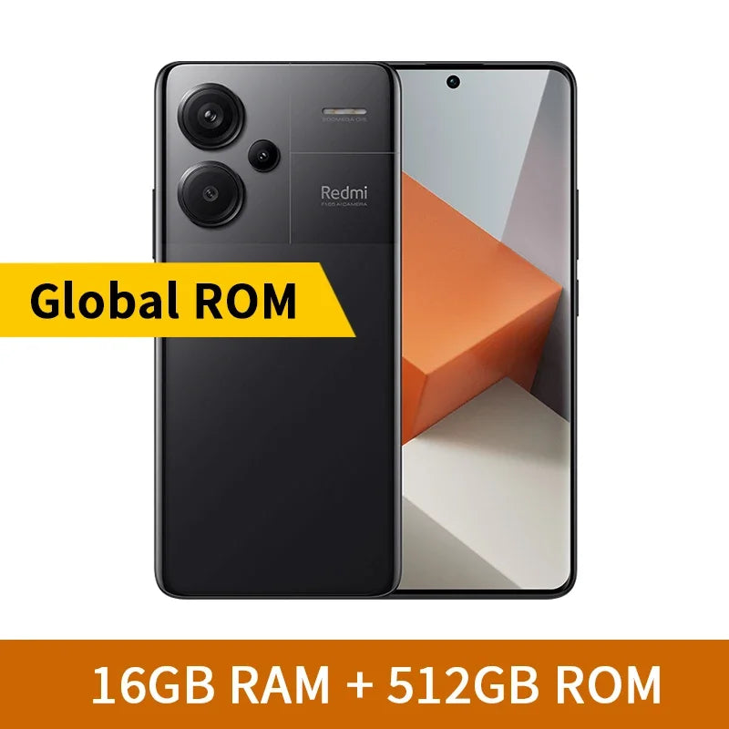 Xiaomi Redmi Note 13 Pro+ Plus Global ROM 256GB 512GB Smartphone 5G Dual SIM NFC 200MP OIS Camera 1.5K Curved Screen MIUI 14