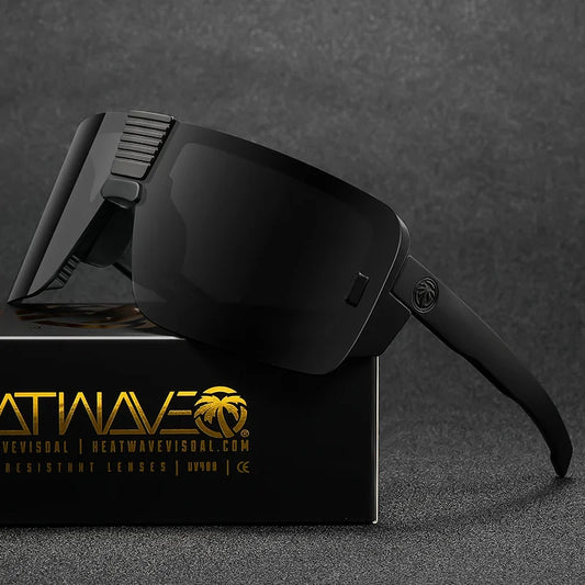 2024 New Heat wave Brand VECTOR Extra Large Men's Outdoor Sports Bike Windproof Sunglasses Fashion Women's Tone