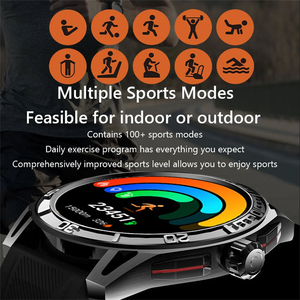 KAIMORUI Amoled Smart Watch Bluetooth Call blood pressure Monitor Fitness Tracker Men Women Smartwatch For Android ios Phone