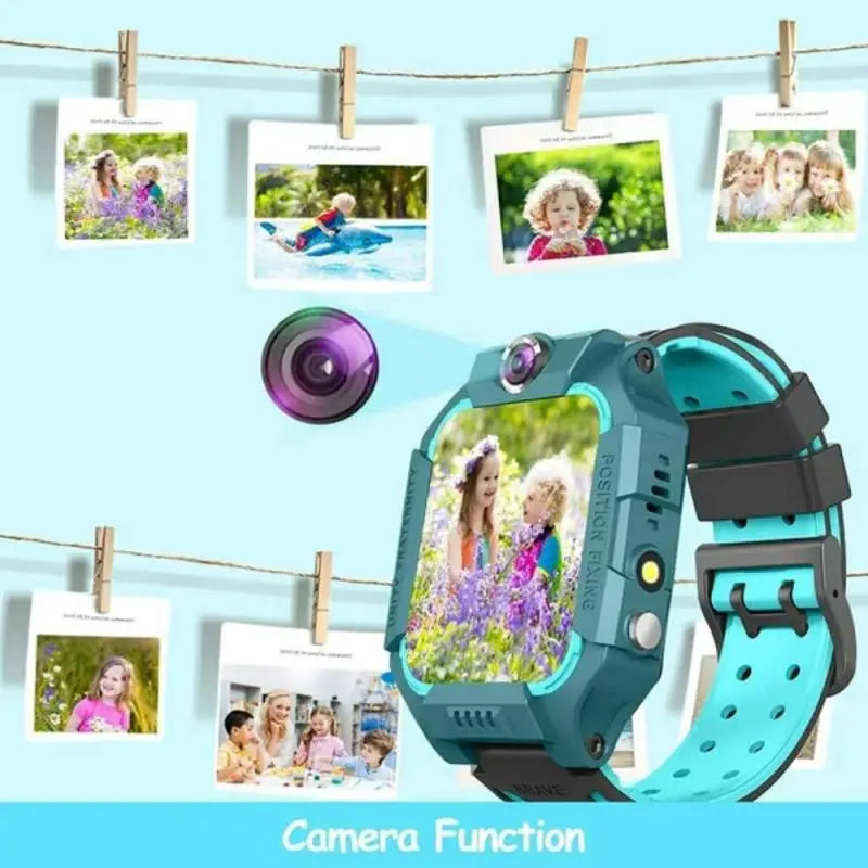 1~6PCS Children's Smart Watch GPS Tracker Phone Call Digital Watch, Sports Smart Watch, Touch Screen Mobile Phone Camera Loss