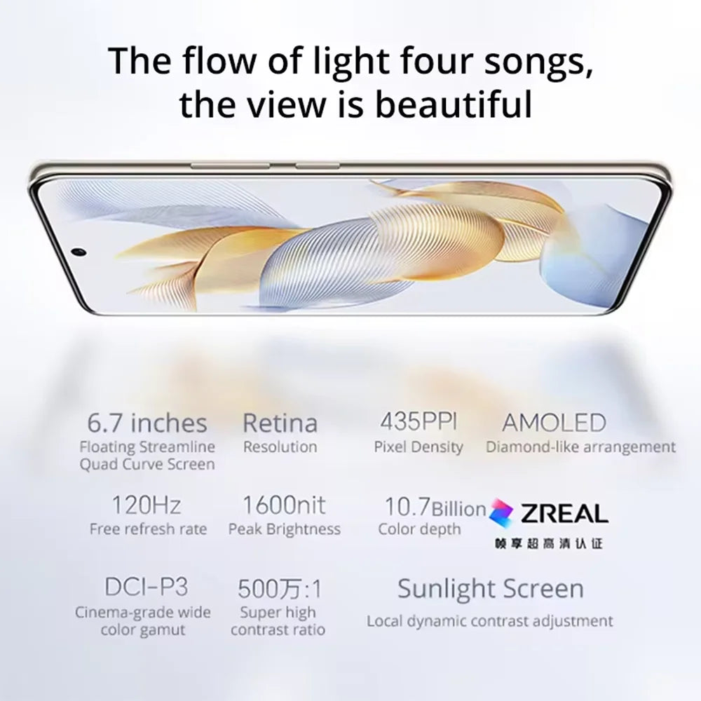 Global Version HONOR 90 5G 200MP Ultra-Clear Camera Snapdragon 7 Gen 1 5000mAh Battery Life 66W Supercharger 120Hz