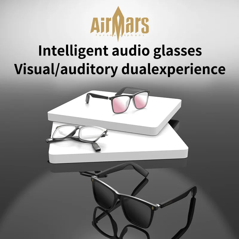 Smart Glasses Earphones Wireless Bluetooth 5.0 Sunglasses Outdoor Sports Earphones Call Anti Blue Light Music Glasses