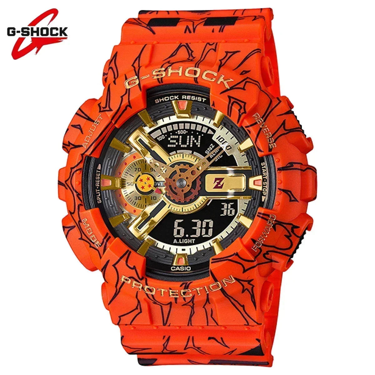 GA Watch Men's and Women's of Sports Electronic LED Multi 110 Functional Luxury Brand Watch