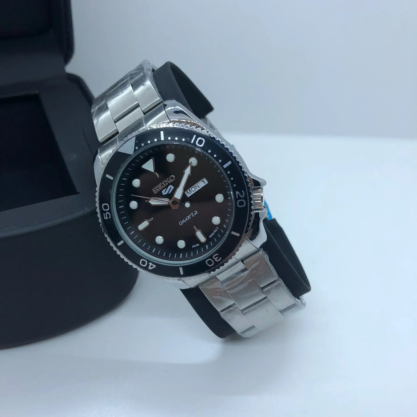 Original SEIKO SRPD53K1 Series Men Watches Top Brand Watch Calendar Business Luxury Upscale Steel Band Rotatable Wristwatches
