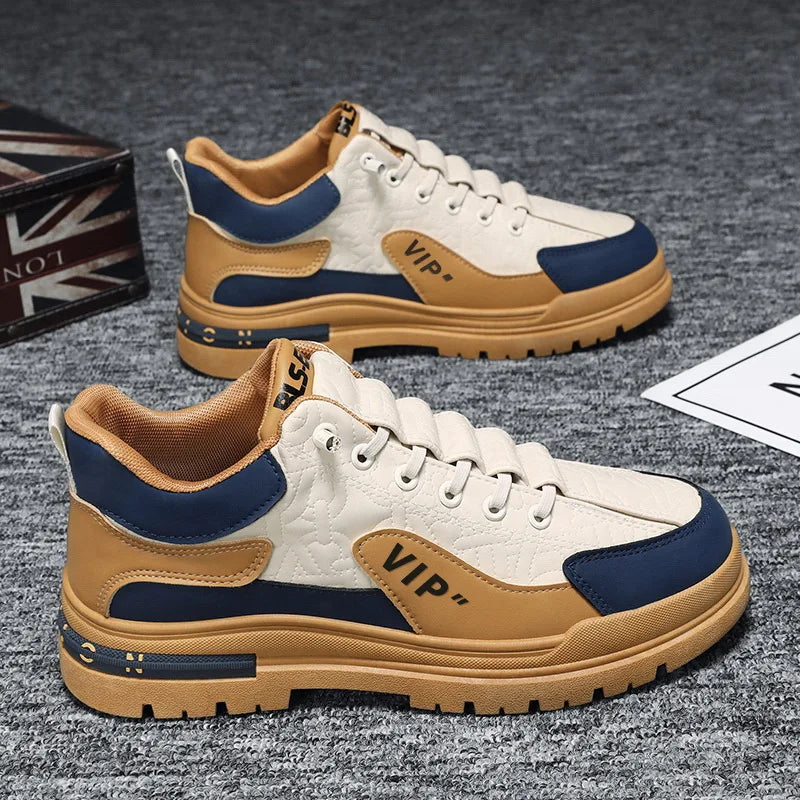 2024 New Shoes for Men Comfortable Lace Up Flat Men's Casual Shoes Outdoor Male Sneakers Fashion Sport Vulcanized Men Shoes 운동화