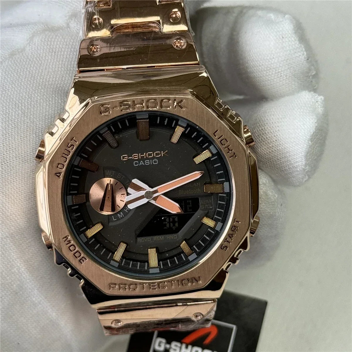 New Men's Watch GM-2100 Waterproof and Shockproof Date Sports Alarm Clock Multi functional LED Dual Screen Watch