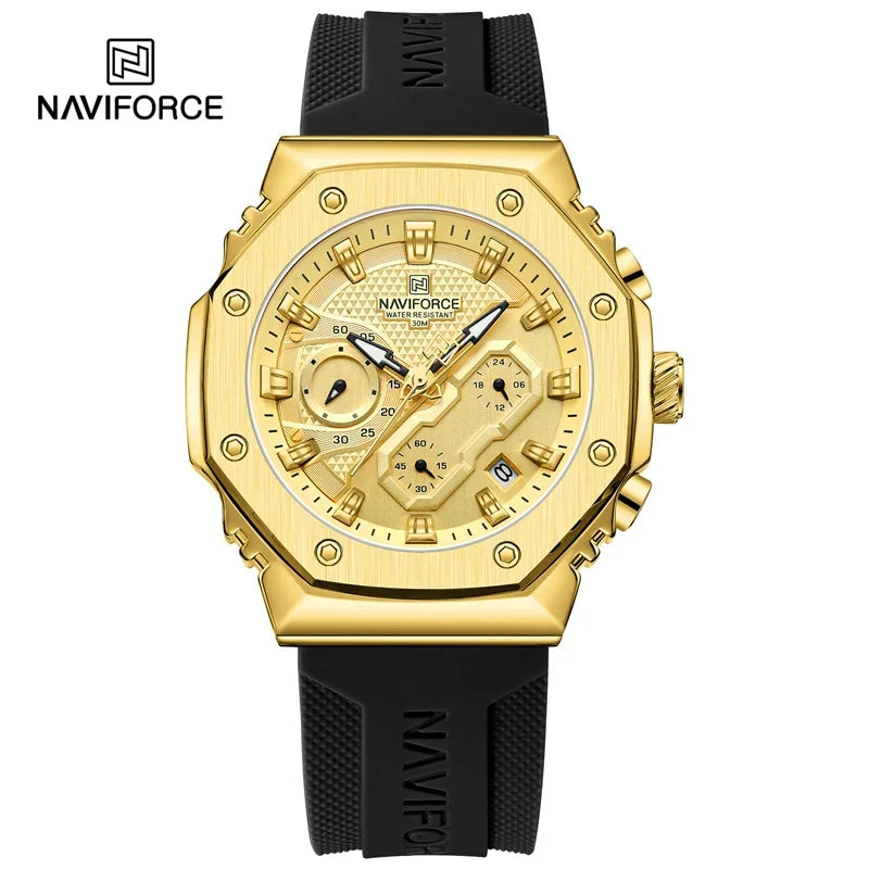 NAVIFORCE NF8035 Fashion Sport Lover's Watches for Men and Women Silicone Strap Military Waterproof High Quality Couple watches