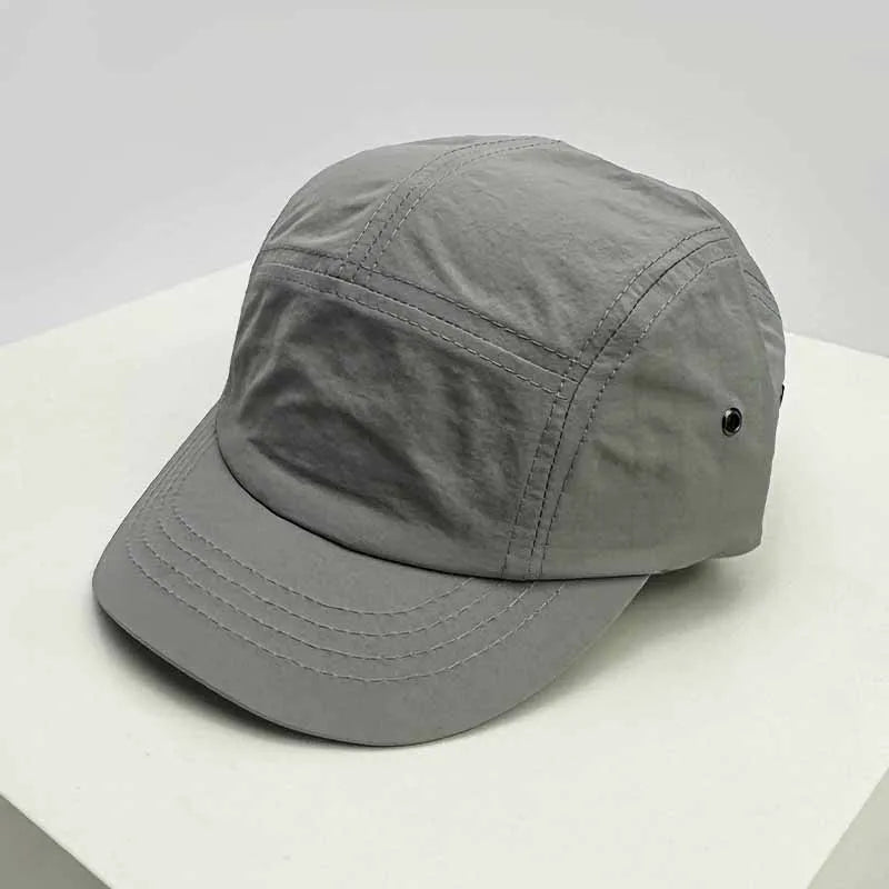New Men Women Quick Drying Retro Snapback Caps Outdoor Camping Sunshade Breathable Baseball Hats Versatile Fashion Simple Light