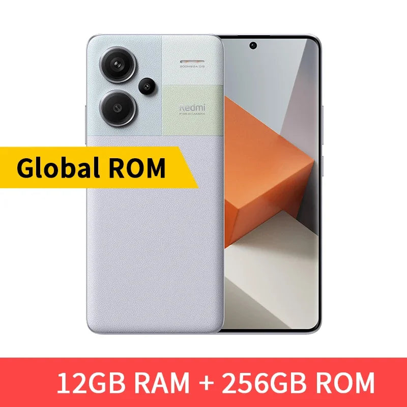 Xiaomi Redmi Note 13 Pro+ Plus Global ROM 256GB 512GB Smartphone 5G Dual SIM NFC 200MP OIS Camera 1.5K Curved Screen MIUI 14