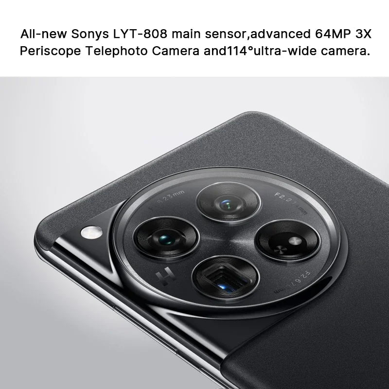 Global Version OnePlus 12 Smartphone 16GB 512GB Snapdragon 8 Gen 3 Hasselblad Camera 2K 120Hz Display 65W SUPERVOOC Charge