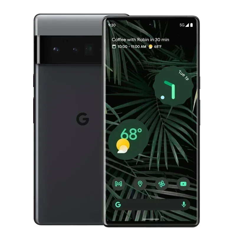 Google Pixel 6 Pro Cell Phone 128GB/256 ROM 12GB RAM Mobile 6.71" Smartphone Triple 50MP&48MP&12MP NFC +Case/Screen Protector