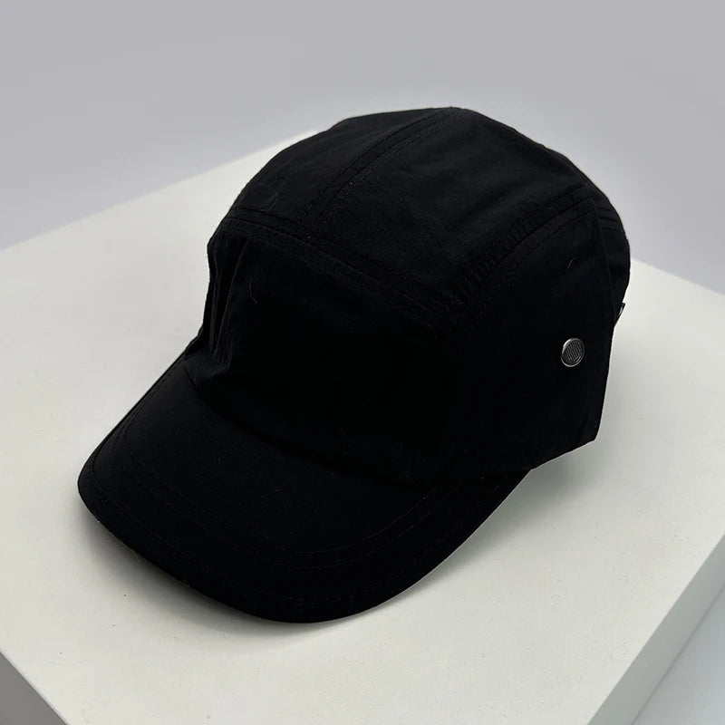 New Men Women Quick Drying Retro Snapback Caps Outdoor Camping Sunshade Breathable Baseball Hats Versatile Fashion Simple Light