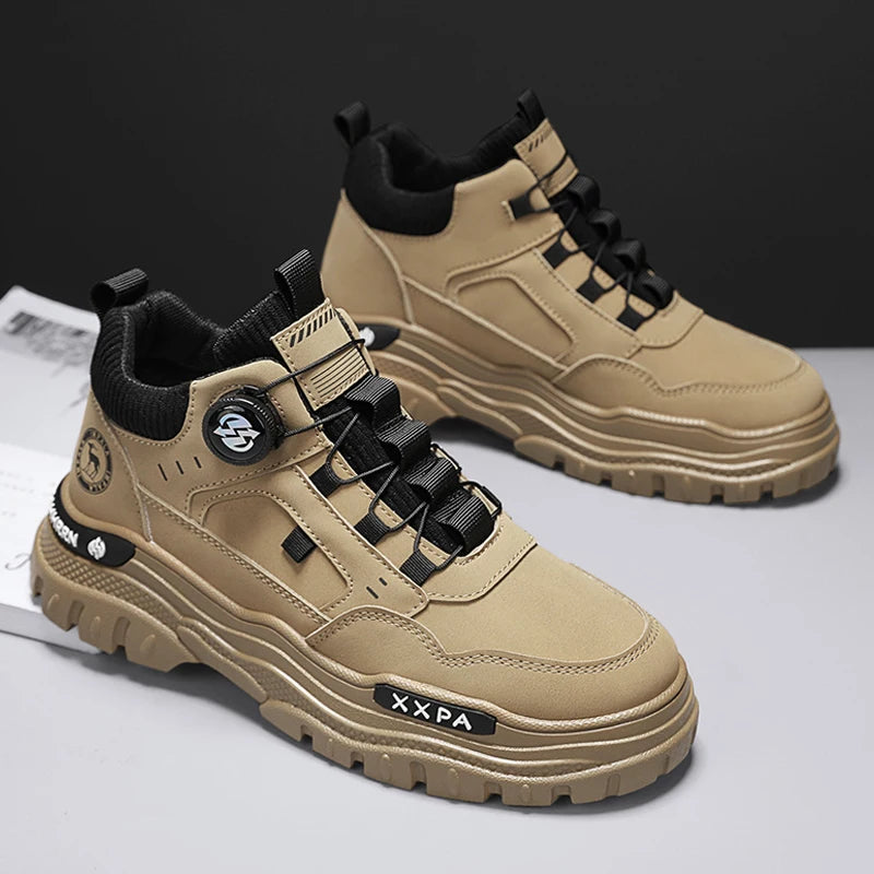 CYYTL Mens Boots Shoes Winter Casual Leather Cowboy Chelsea Tactical Combat Outdoor Hiking Ankle Sneakers Designer Luxury Tennis