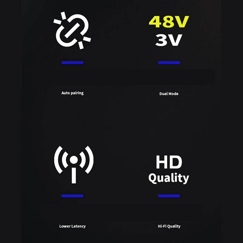 Uhf Wireless Microphone Converter Xlr Transmitter Receiver For Microphone Guitar Transmitter Receiver Adapter Durable 640-690Mhz