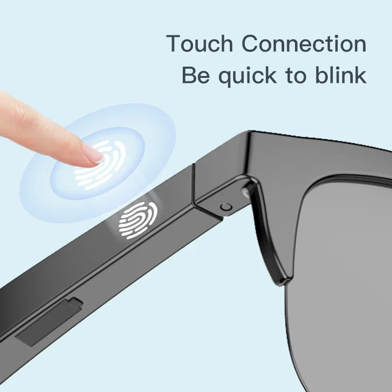 Bluetooth Men's Glasses Smart Audio Wireless Earphones Outdoor UV Protection Multi Functional Sunglasses For Electric Scooter