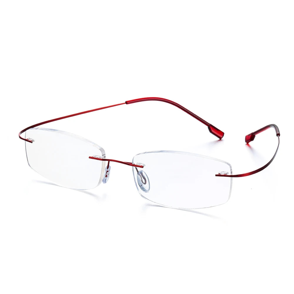 Ultralight Rimless Reading Glasses Unisex Flexible Magnetic Eyewear for Men Women Vision Care Presbyopic Eyeglasses +1.0~+4.0
