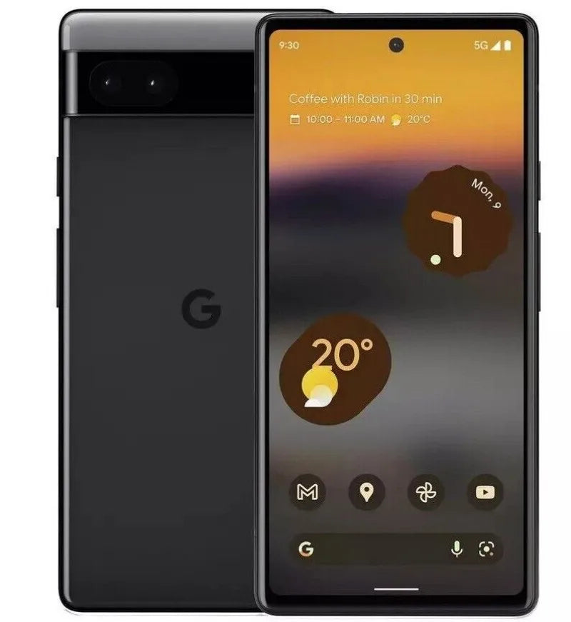 Google Pixel 6A 6GB RAM 128GB ROM 6.1" NFC Octa Core Google Tensor Original Unlocked 5G Cell Phone