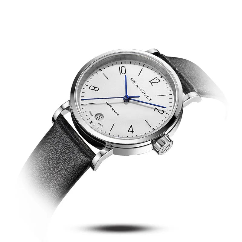 2023 Seagull Men's Automatic Mechanical Watch Official Authentic Bauhaus Business Casual Mechanical Wristwatch 819.17.6091