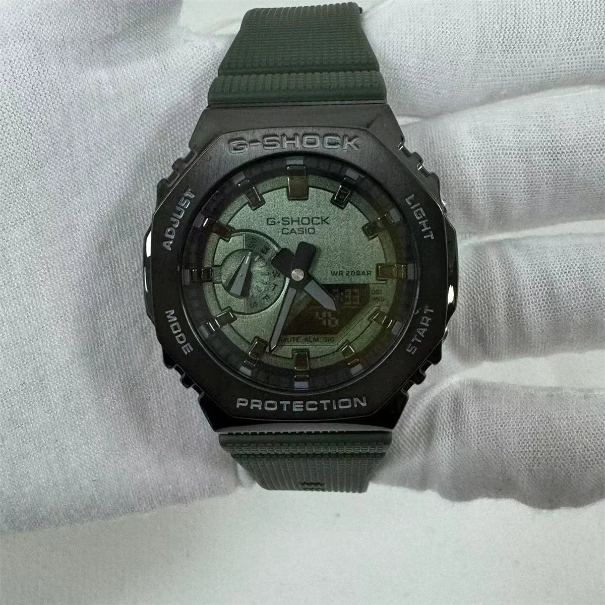 New Men's Watch GM-2100 Waterproof and Shockproof Date Sports Alarm Clock Multi functional LED Dual Screen Watch