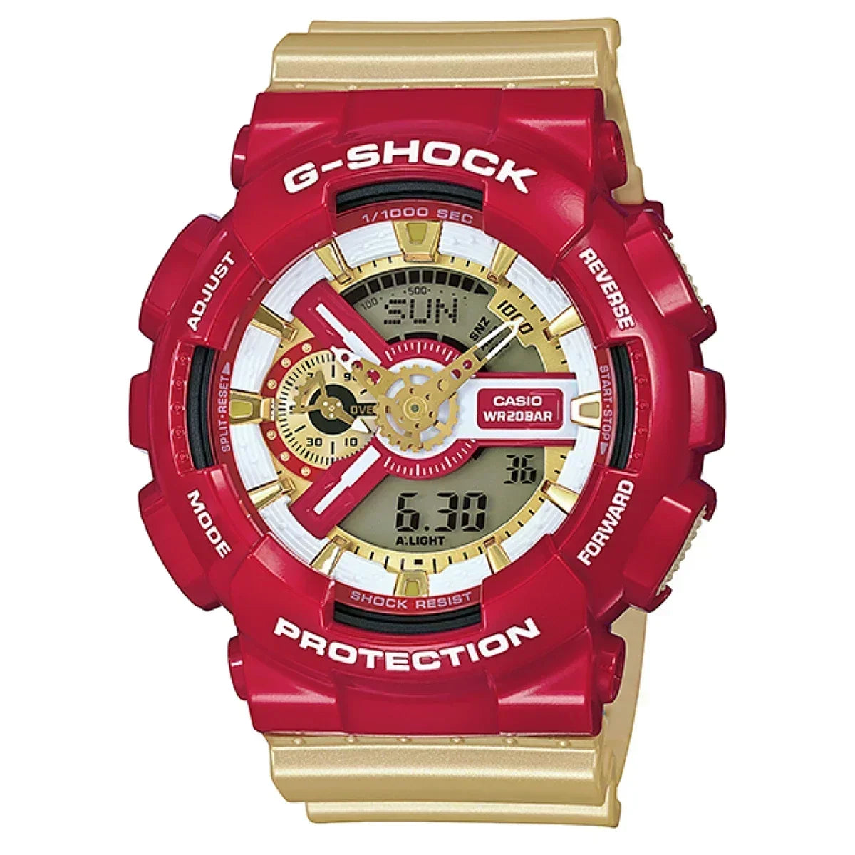 GA Watch Men's and Women's of Sports Electronic LED Multi 110 Functional Luxury Brand Watch