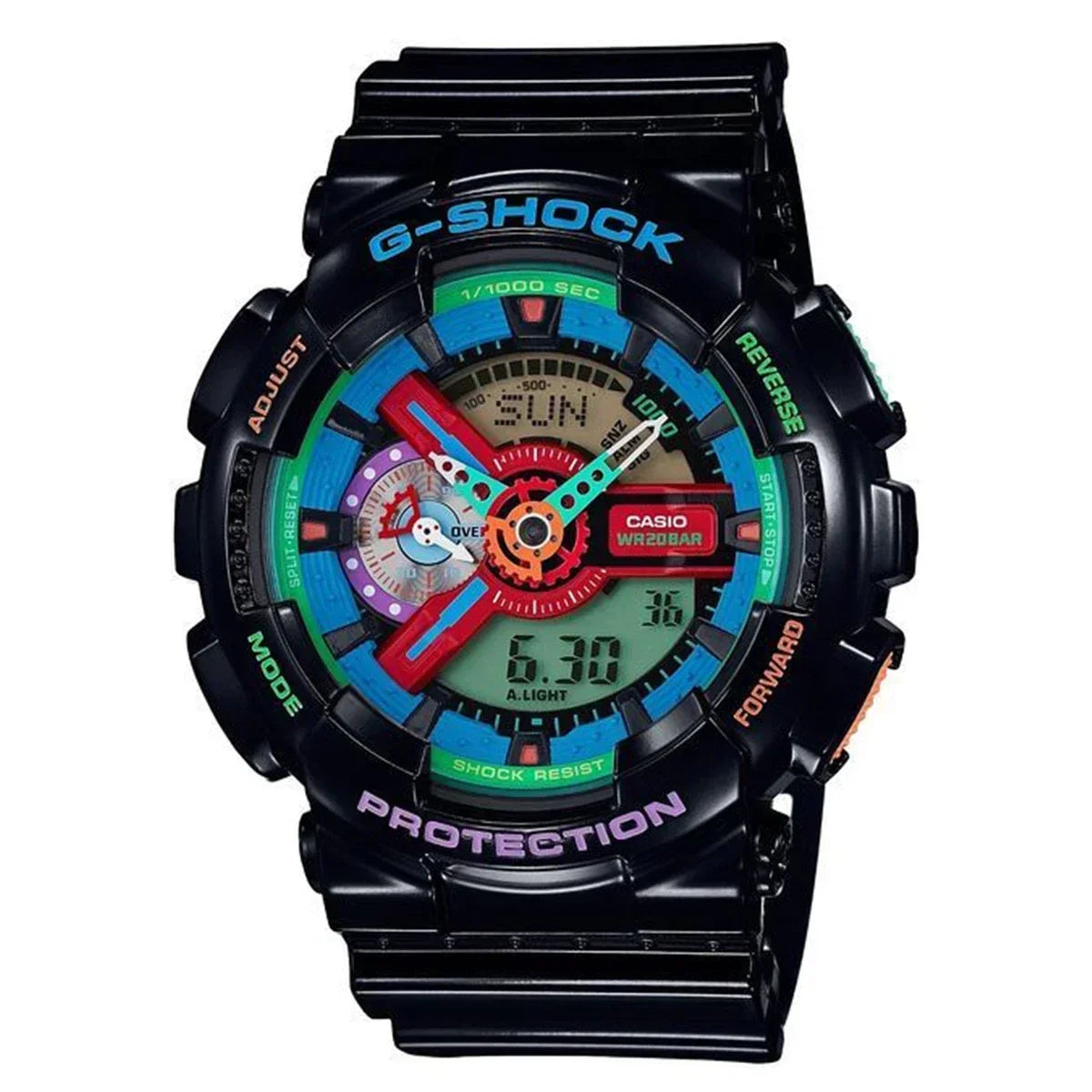 GA Watch Men's and Women's of Sports Electronic LED Multi 110 Functional Luxury Brand Watch