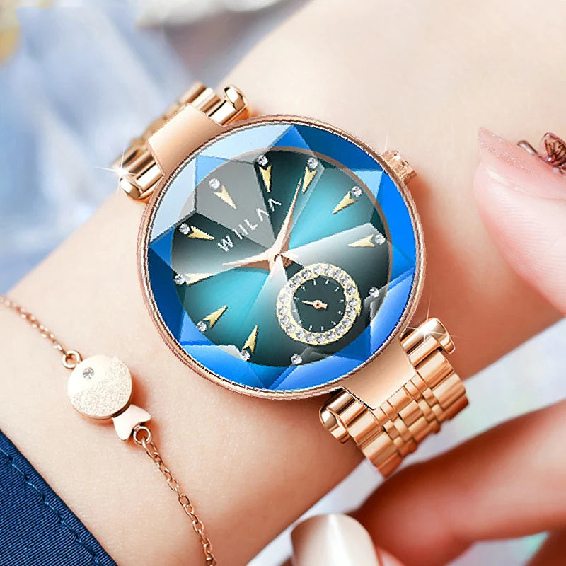 Luxury Rose Gold Ladies Dress Wrist Watches Women Watches Top Brand Quartz Wristwatches Female Clock relogio feminino