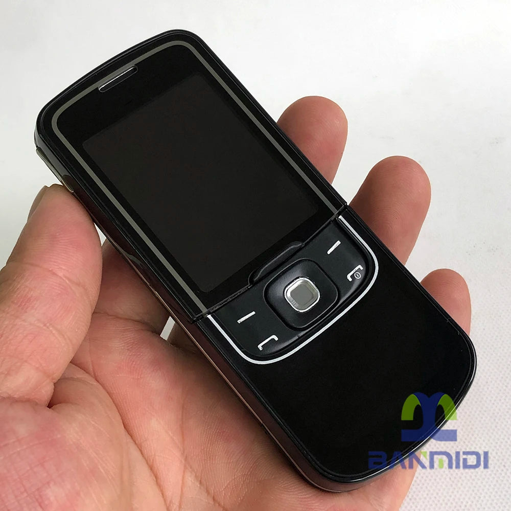 Original 8600 Luna Refurbished Mobile Cell Phone Unlocked GSM Quad-Band Arabic Russian Hebrew Keyboard, Made on 2007 in Germany
