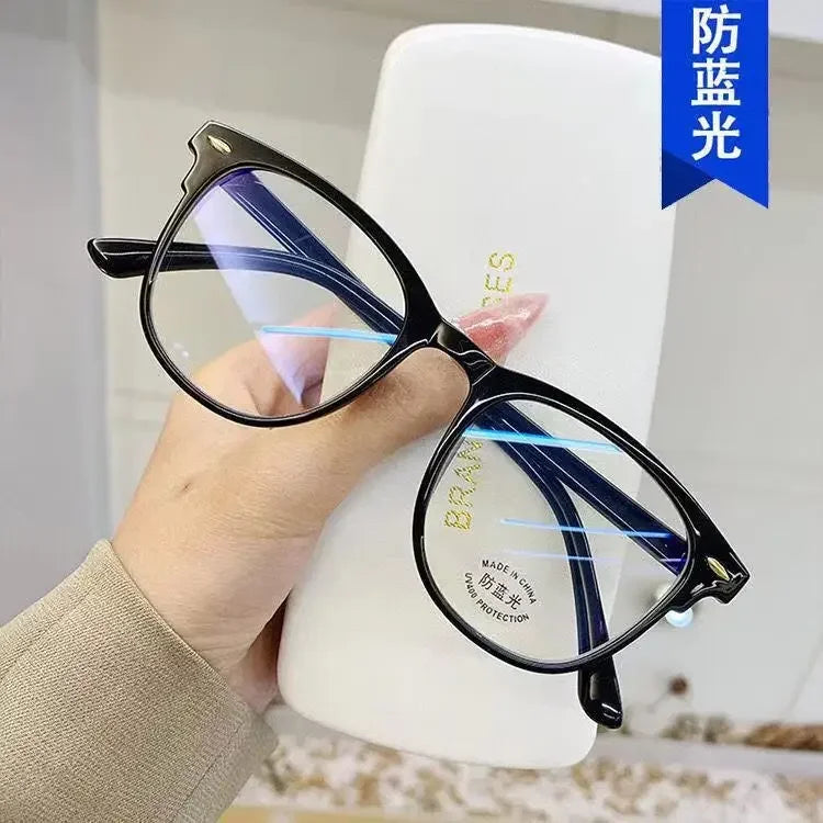 2024 New Transparent Computer Glasses Frame Women Men Anti Blue Light Round Eyewear Blocking Glasses Optical Spectacle Eyeglass