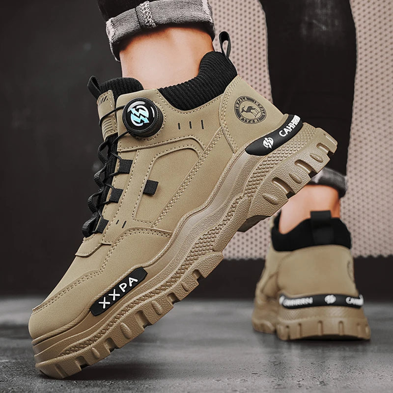CYYTL Mens Boots Shoes Winter Casual Leather Cowboy Chelsea Tactical Combat Outdoor Hiking Ankle Sneakers Designer Luxury Tennis