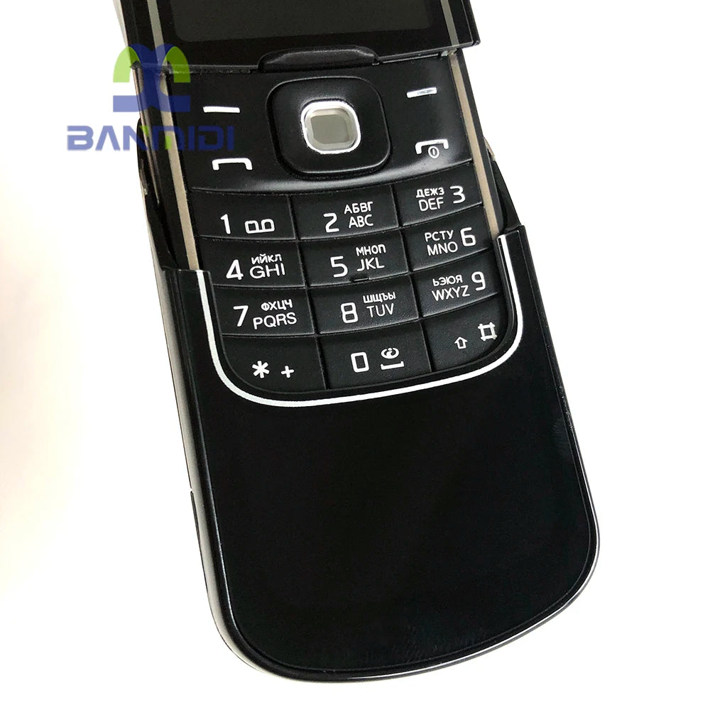 Original 8600 Luna Refurbished Mobile Cell Phone Unlocked GSM Quad-Band Arabic Russian Hebrew Keyboard, Made on 2007 in Germany