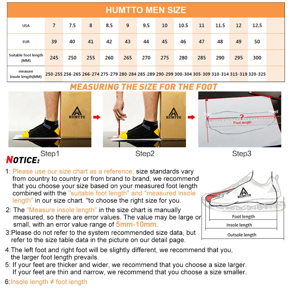 HUMTTO Summer Non-leather Casual Shoes for Men Fashion Men's Sports Shoes Breathable Luxury Designer Outdoor Black Mens Sneakers