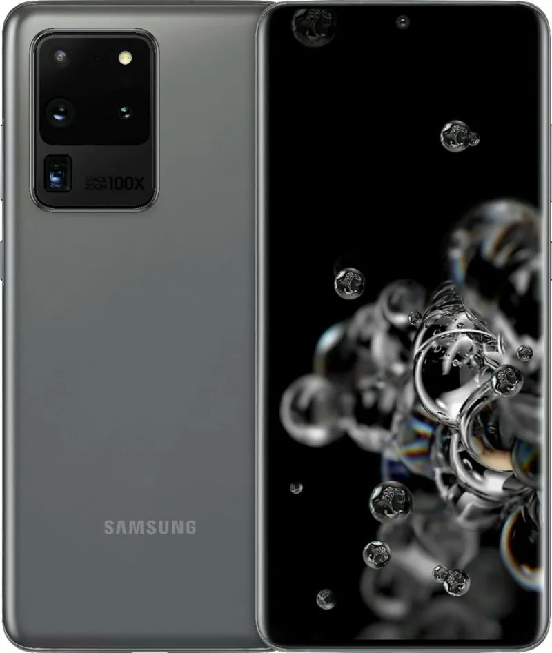 Samsung Galaxy S20 Ultra 5G Dual Sim G9880 6.9" AMOLED 12/16GB RAM 256/512GB ROM Octa Core Exynos Original Android Cell Phone