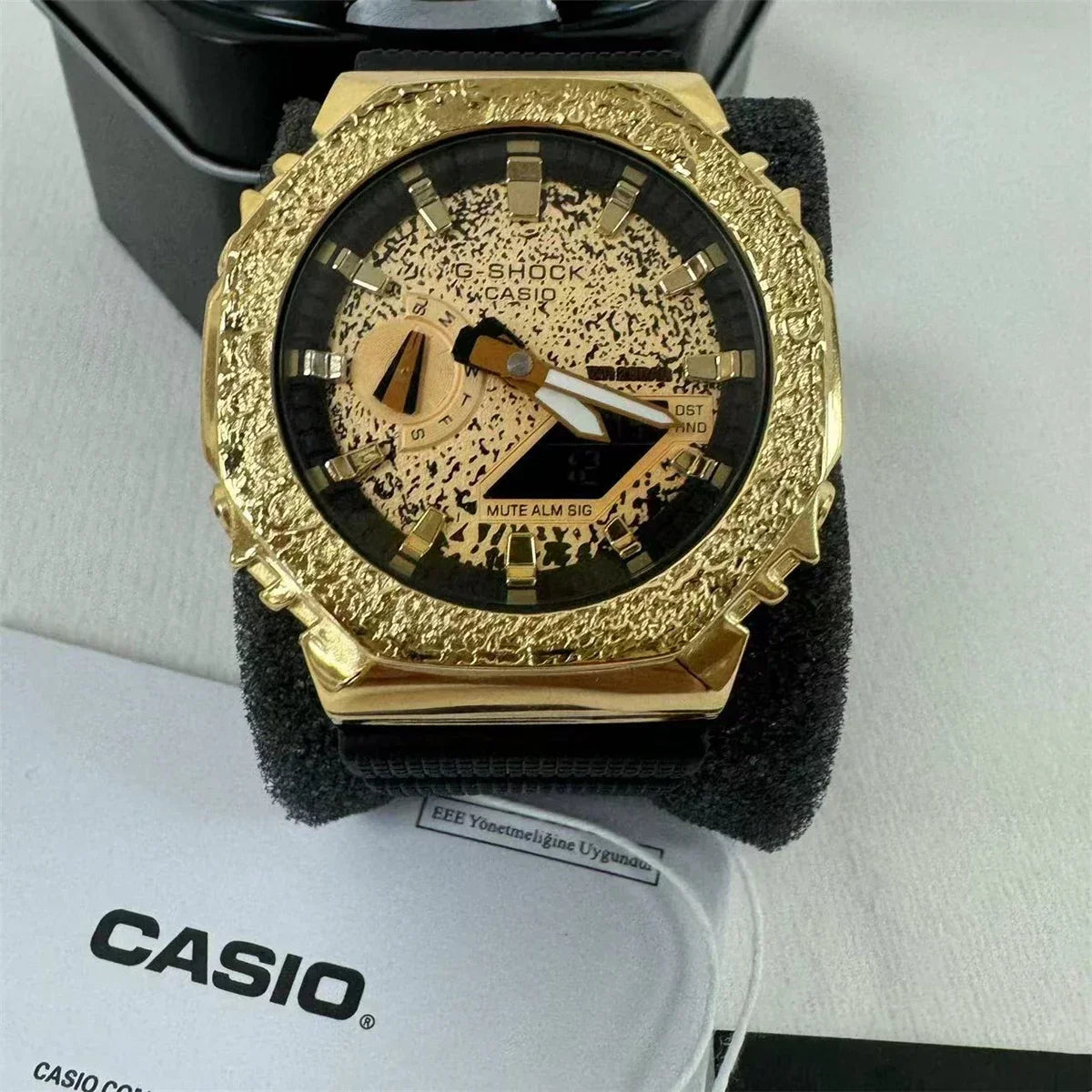 New Men's Watch GM-2100 Waterproof and Shockproof Date Sports Alarm Clock Multi functional LED Dual Screen Watch