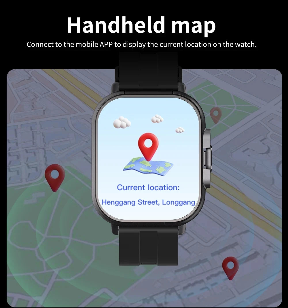 2-In-1 Smart Watch Built In Ear Phone For  Motorola RAZR 50 Oppo Reno7 SE 5G VIVO V29 Men 2" Fitness Make Call Nfc Music Control