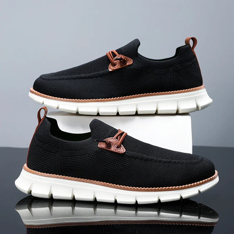 RM Outdoor Men’s Sneakers Shoes Men Loafers Lightweight Summer Fashion Breathable Mesh Men Casual Shoes Men Trainer