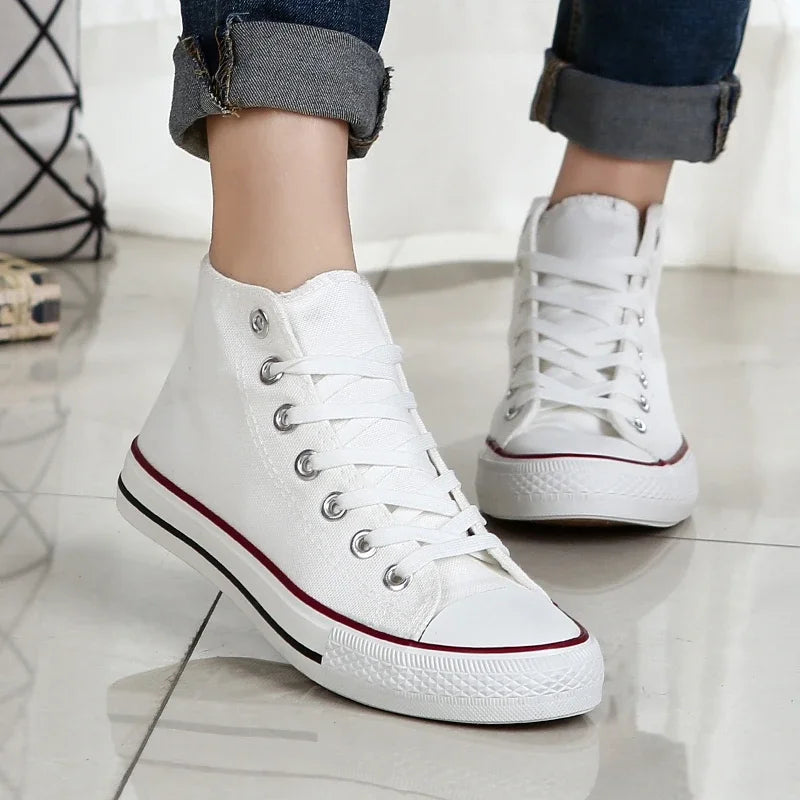 Breathable Lace-up Athletic High Top Canvas Vulcanized Shoes Zapatos De Hombre 2023 Men Shoes Summer Leisure Sneaker Fashion