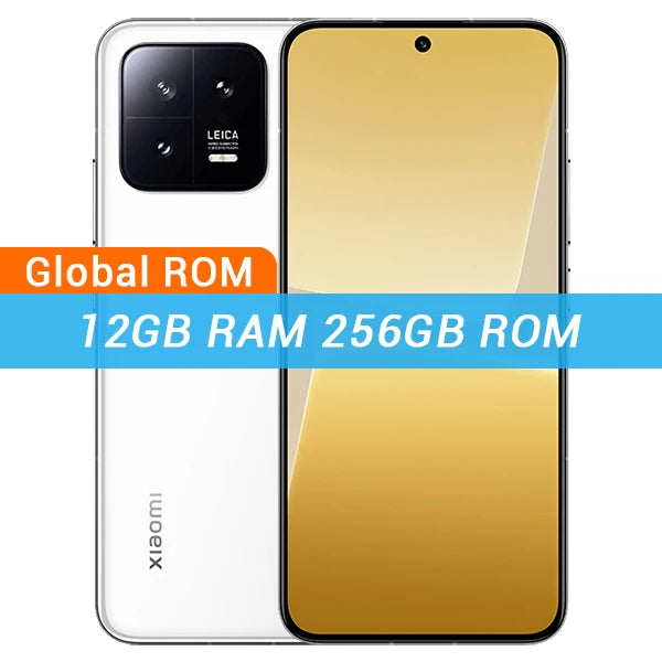 Xiaomi Mi 13 Global ROM Snapdragon 8 Gen 2 Cellphone 120Hz OLED Screen 50MP Leica Camera 67W Fast Charger IP68 MIUI 14