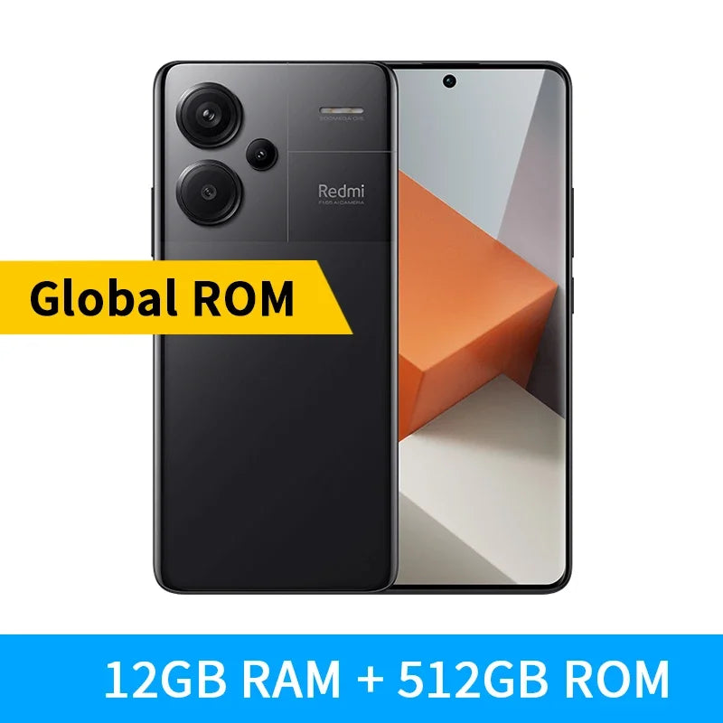 Xiaomi Redmi Note 13 Pro+ Plus Global ROM 256GB 512GB Smartphone 5G Dual SIM NFC 200MP OIS Camera 1.5K Curved Screen MIUI 14