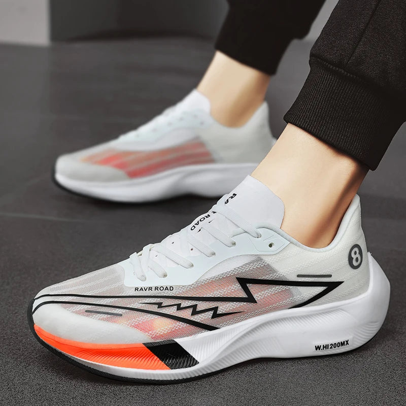 Sneaker Men New Full Palm Carbon Plate Running Shoes Marathon Racing Non-slip Shock-absorbing Sports Shoes Women Training Shoes