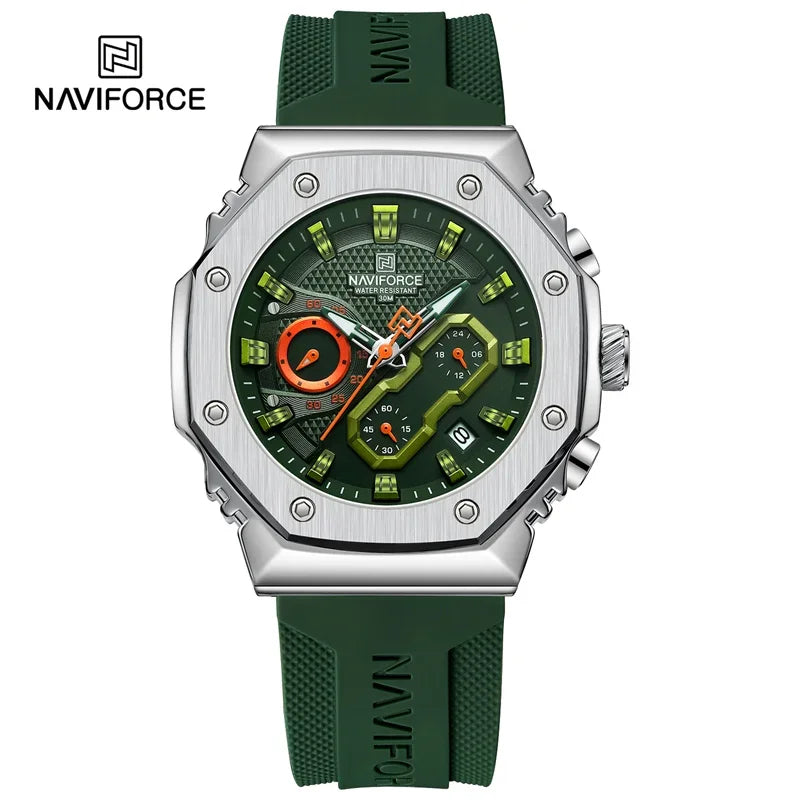 NAVIFORCE NF8035 Fashion Sport Lover's Watches for Men and Women Silicone Strap Military Waterproof High Quality Couple watches
