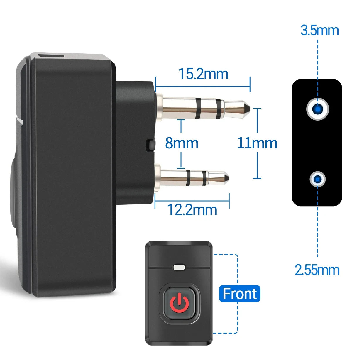 Baofeng Walkie Talkie Wireless Bluetooth PTT Headset Earpiece Hands-free K Plug For Kenwood UV-5R BF-888S Quansheng UV K5 (8)