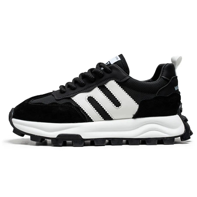 Fashion Designer Men Shoes Thick Sole Shoes Casual Sneakers Men Platform Trend Chunky Sneakers Walking Shoes